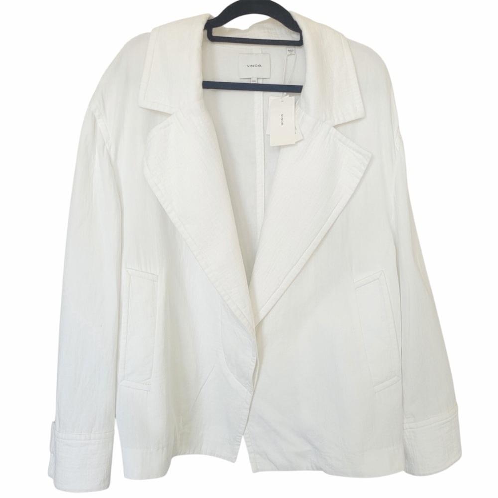 ✅ NWT Vince Women's White Blazer jacket size XXXL
